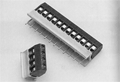 PCB板上安装的滤波接线端子条
